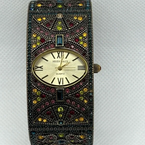 Heidi Daus Once Upon A Time Watch Heidi Daus Once Upon A Time Multi Color Panel Wide Watch  main image 3